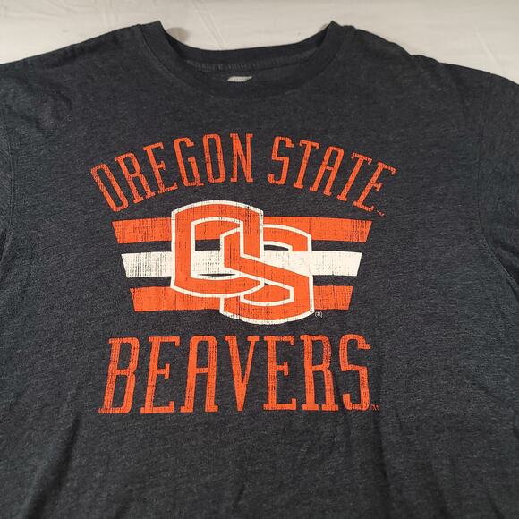 Oregon State Beavers Colosseum College Football T Shirt Mens Size Large L Gray - Picture 1 of 9